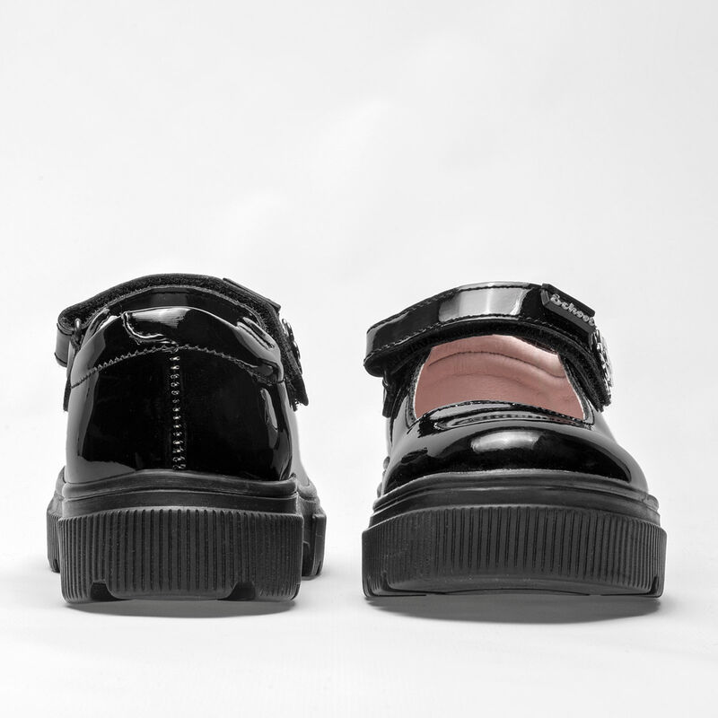 Abc Zapatitos Zapato para ni&ntilde;a negro charol image number null