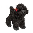 Peluche De Peluche Douglas Gigi Black Poodle Dog De 18 Cm
