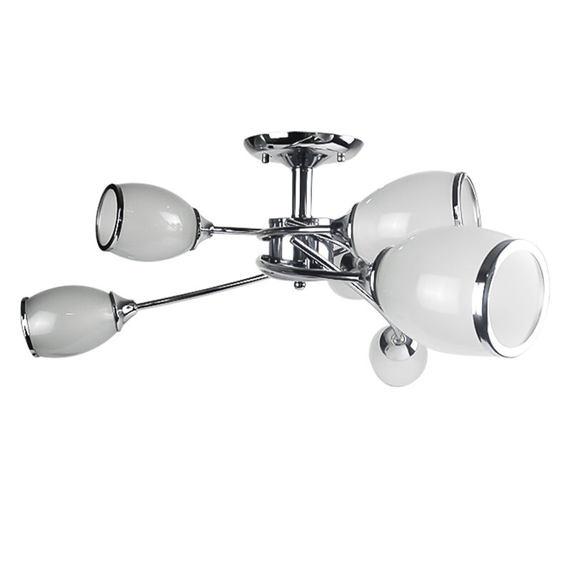 L&aacute;mpara  para Techo Kabah cromo Mil Luces image number null