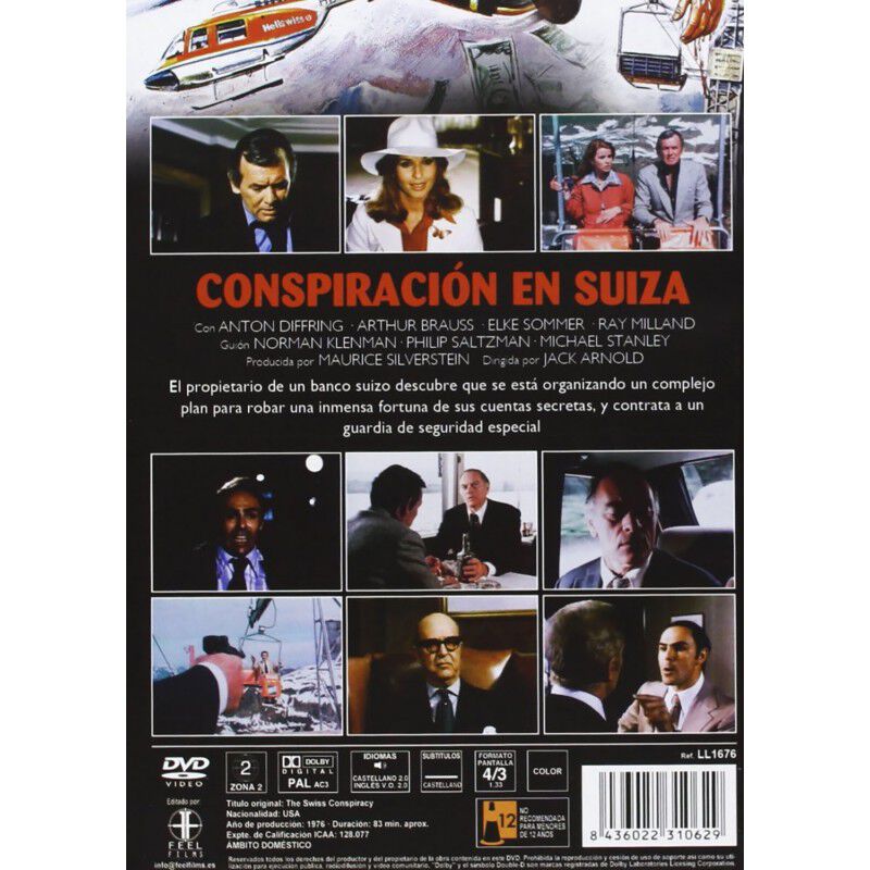 Conspiraci&oacute;n En Suiza [dvd] (1976) The Swiss Co... image number null
