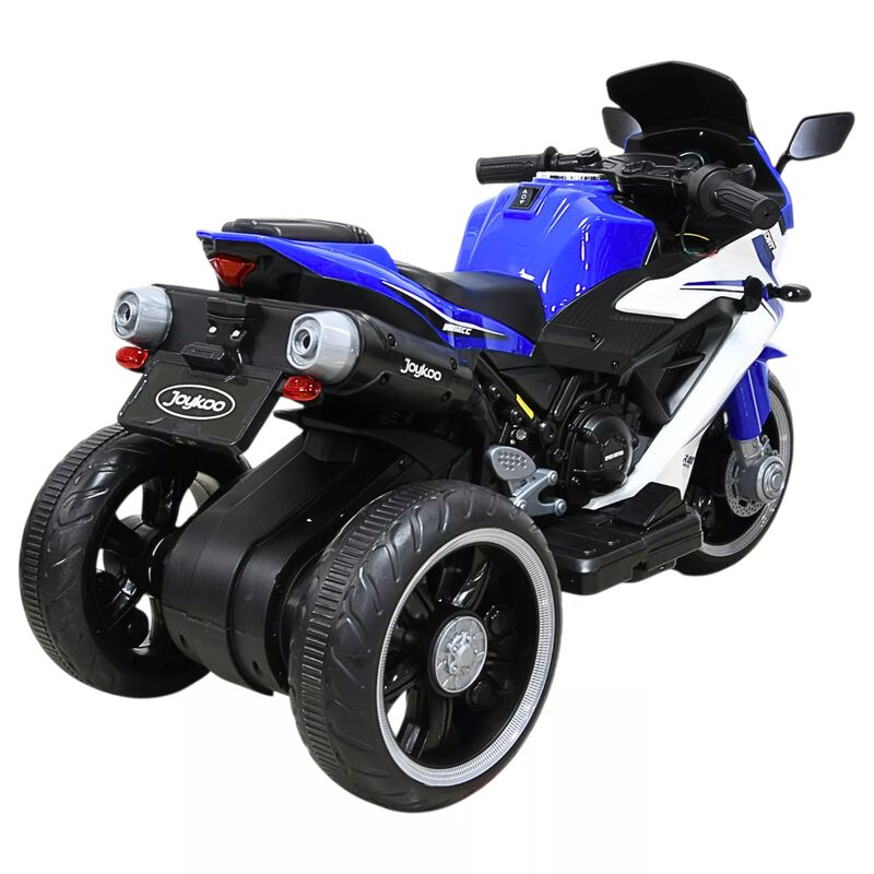 Moto El&eacute;ctrica Deportiva Para Ni&ntilde;os 3 Ruedas Bl... image number null
