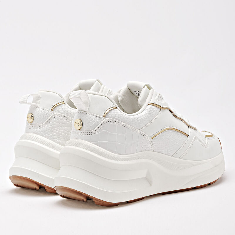 Clasben Tenis urbano para mujer blanco image number null