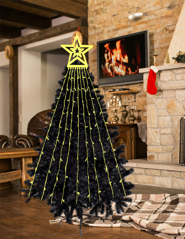 Estrella Con Cortina De Serie 300 Led Luz Calid... image number null