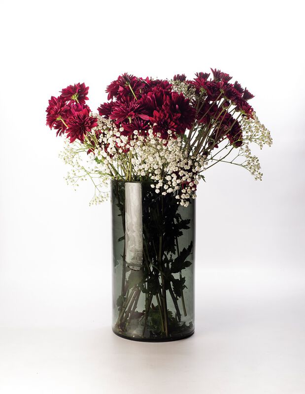 Jarr&oacute;n&nbsp;Decorativo de Vidrio Soplado Humo Marea ... image number null