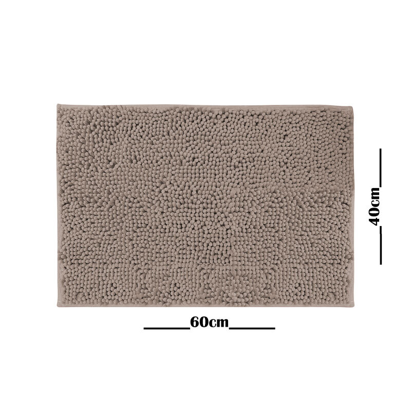 Tapete Shaggy 40cm X 60cm Caqui image number null