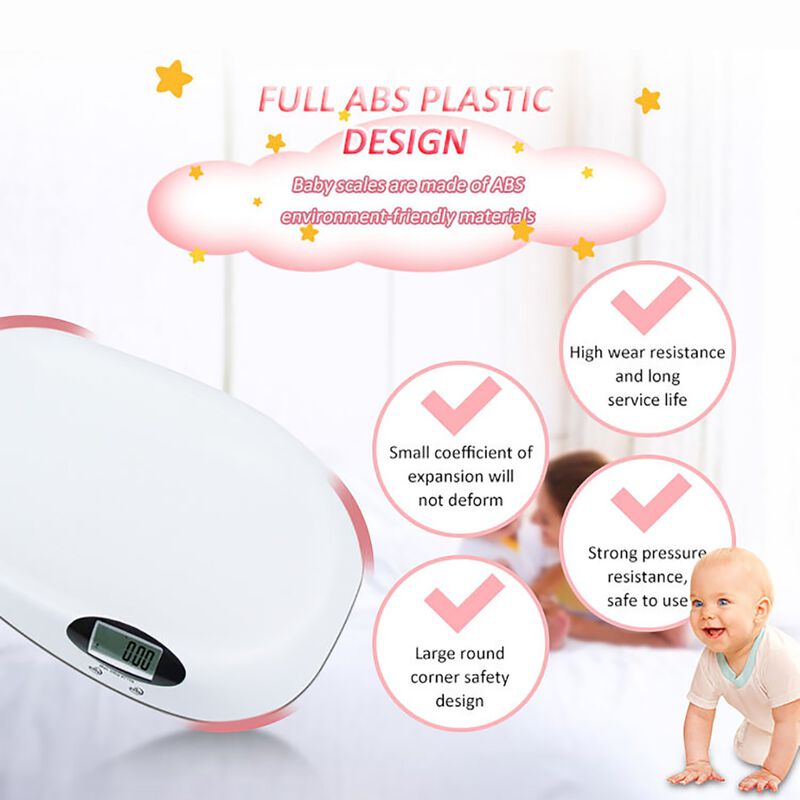 Bascula Digital Para Bebe SM-SCB01 Pesa Lcd Ped... image number null