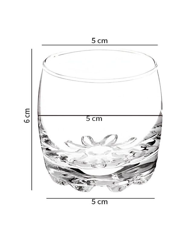 Set vaso tequilero Casa BIU de vidirio 6 piezas image number null