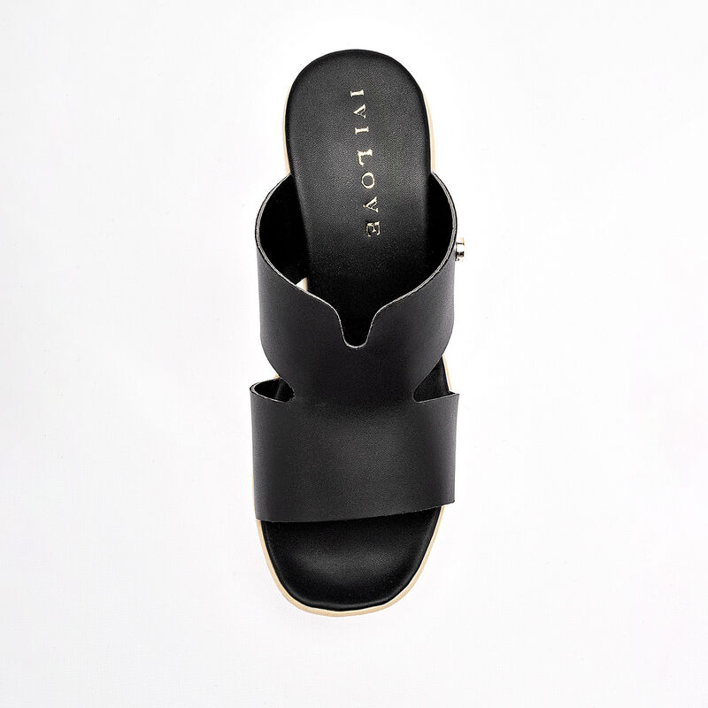Ivi Love sandalia cu&ntilde;a para mujer negro cod 140... image number null