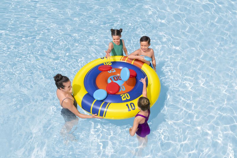 Juego Inflable de Lanzar Frizbe al Circulo para... image number null