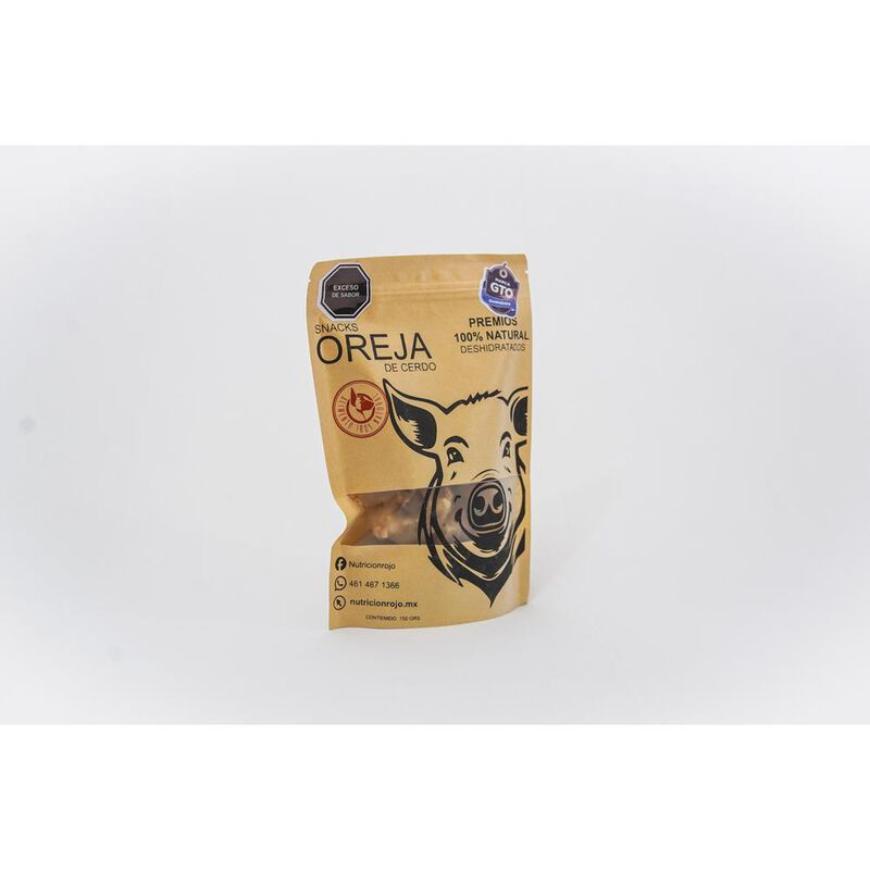 Nutrici&oacute;n Rojo,Snacks Para Perros,Oreja de Cerd... image number null