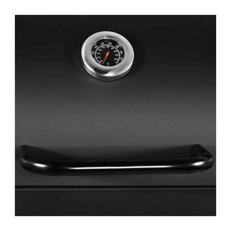 Asador Carbon Tipo Barril Parrilla 70cm Doble M... image number null