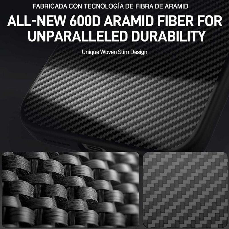 Funda RAPTIC Aramid para iPhone 16 PRO MAX Negr... image number null