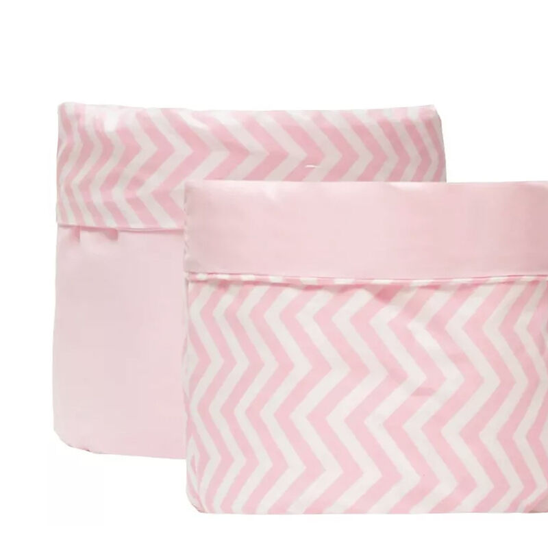 Set De Cestos Organizadores Baby Inc 2pz Rosa image number null