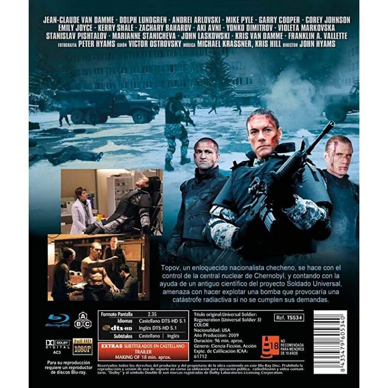 Soldado Universal: Regeneraci&oacute;n [blu-ray] (2009... image number null