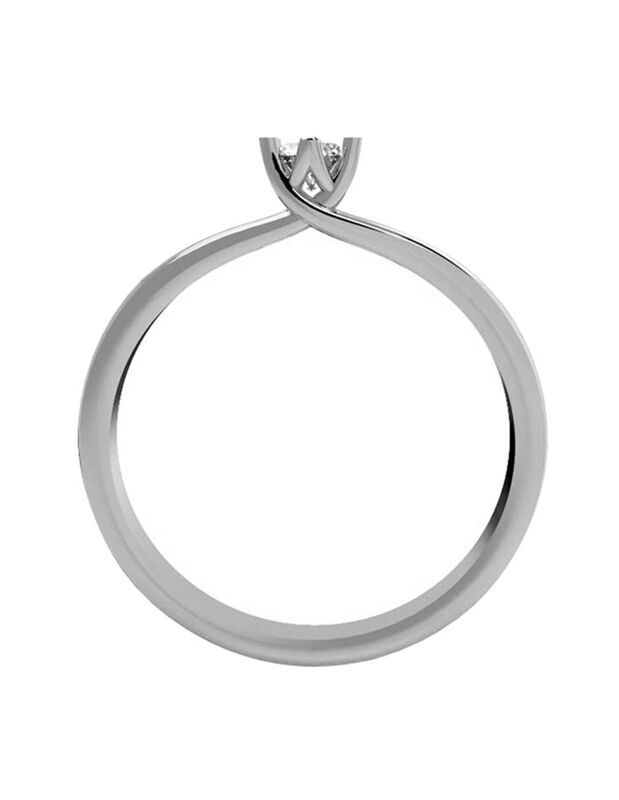 Anillo de Compromiso de 14K con Diamante de Lab... image number null