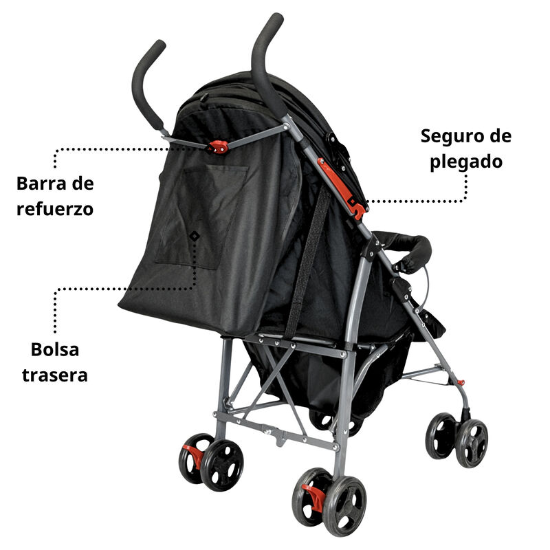 Carriola de Bast&oacute;n para Beb&eacute; Asiento Multiposic... image number null