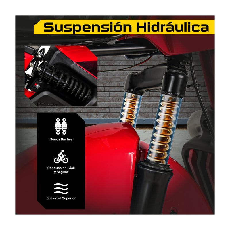 Bicicleta El&eacute;ctrica Moto Bici Scooter 3 Vel 55k... image number null