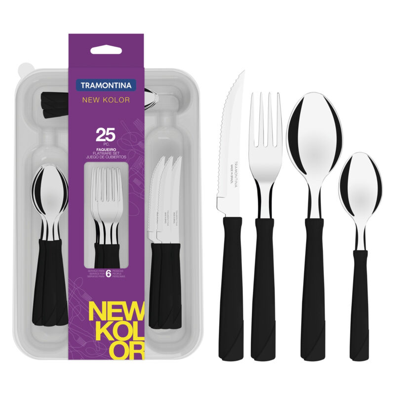 Juego De Cubiertos Tramontina 23198/075 New Kol... image number null