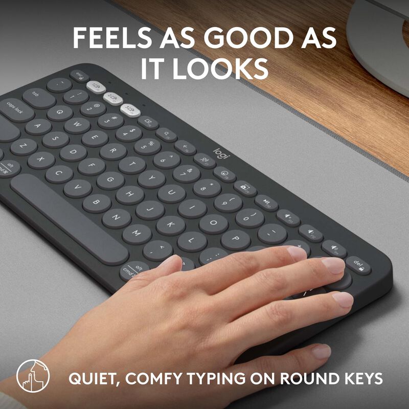 Teclado Inal&aacute;mbrico Logitech Pebble Keys 2 K380... image number null