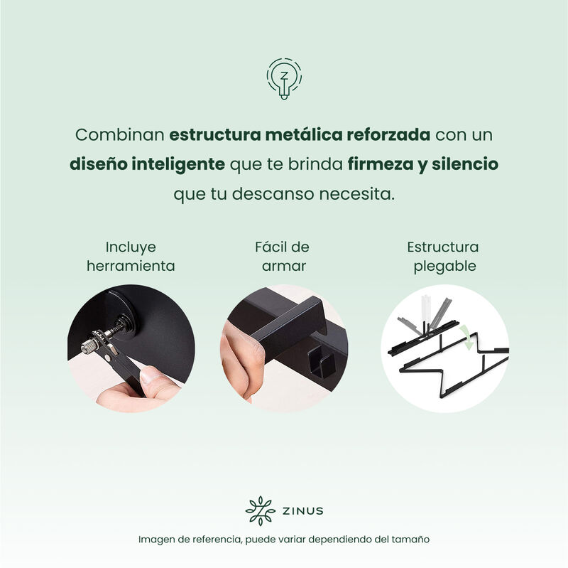 Zinus | Base De Cama Individual  Zinus Justin D... image number null