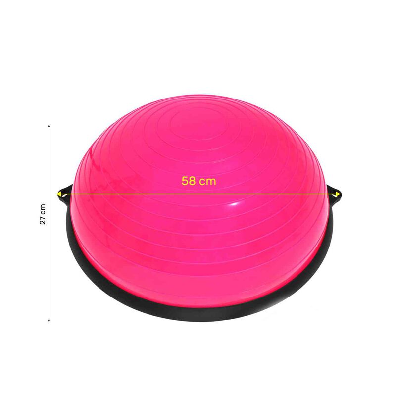 Pelota Bosu Rosa 60 Cm Di&aacute;metro Entrenamiento F... image number null