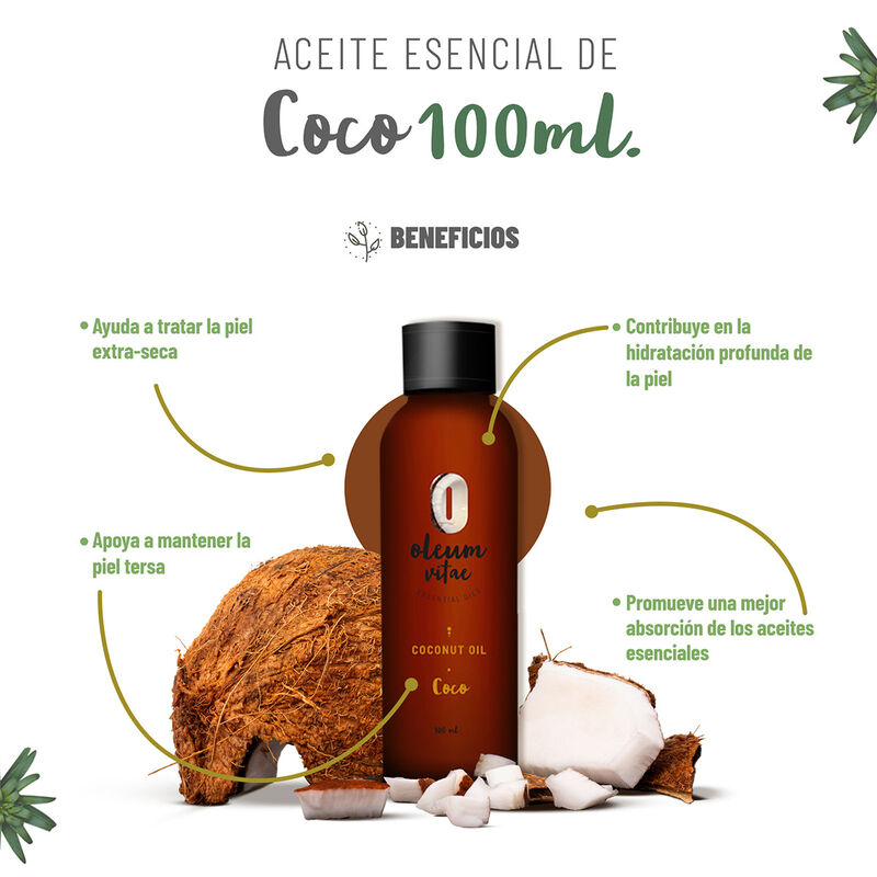 Aceite Esencial conductor fraccionado Coco 100 ... image number null