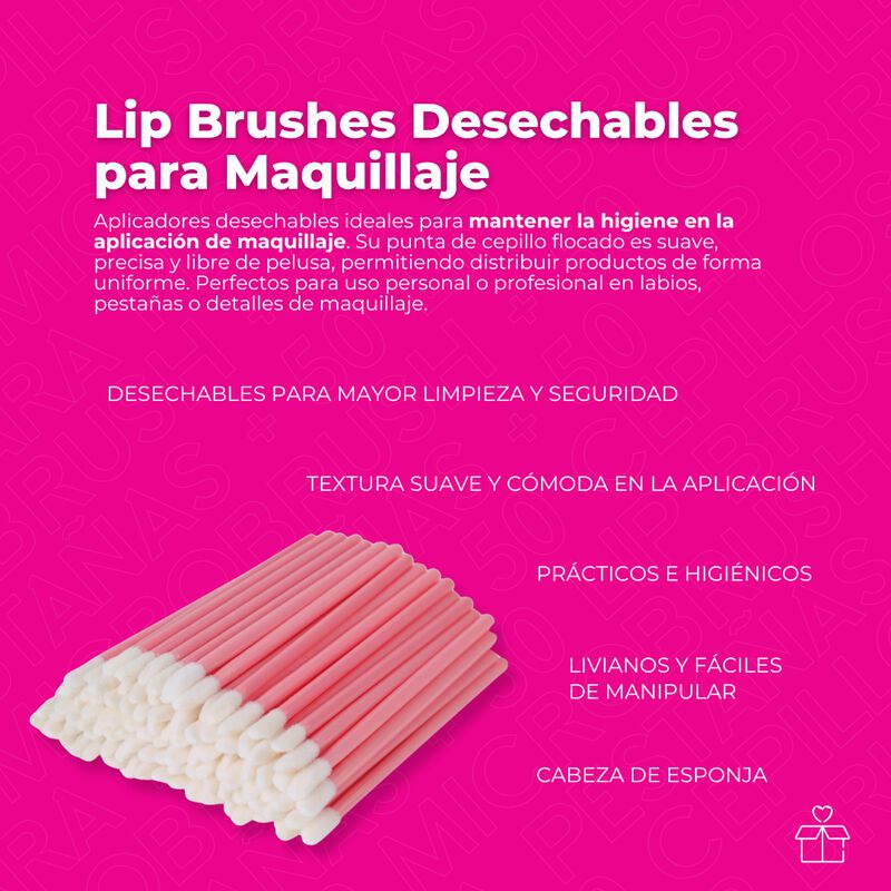100 Microbrush + 50 Cepillos para Pesta&ntilde;as + 50... image number null