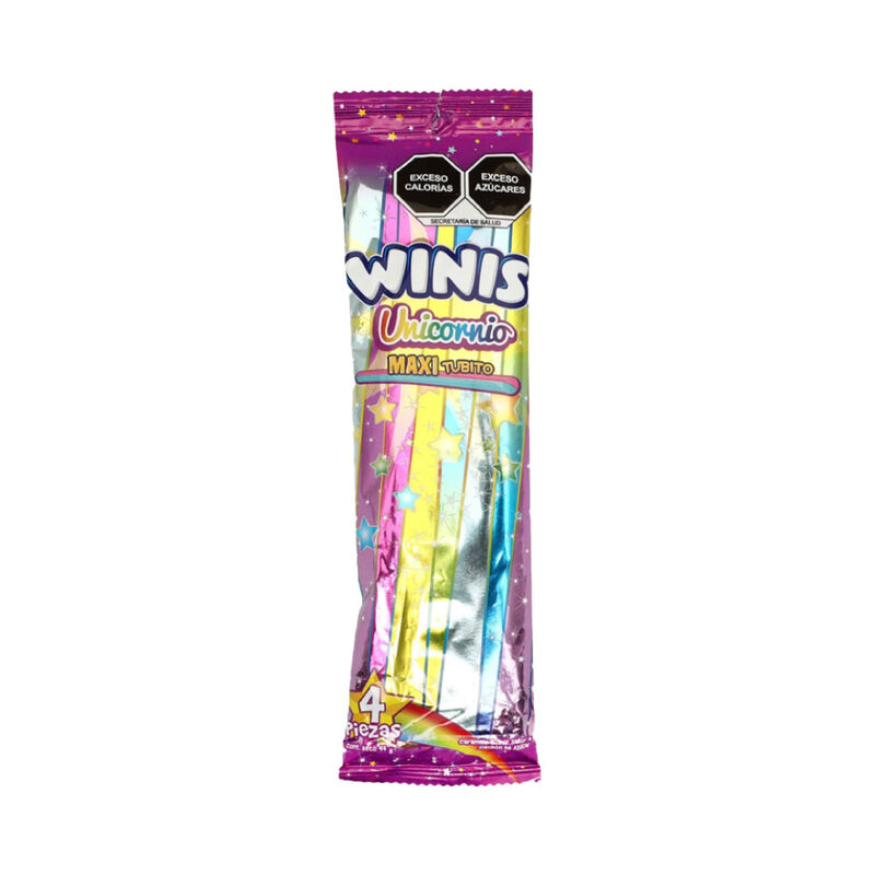 Winis Unicornio Maxi Tubito 4pz image number null