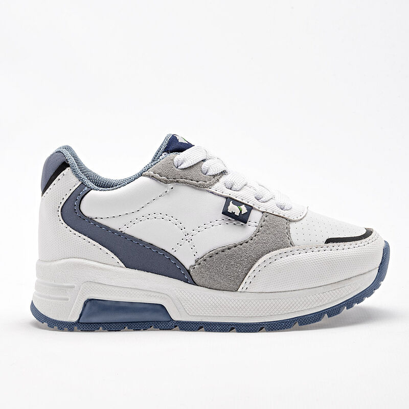 Ferrioni Tenis Urbanos Para Ni&ntilde;o Blanco Azul Gr... image number null