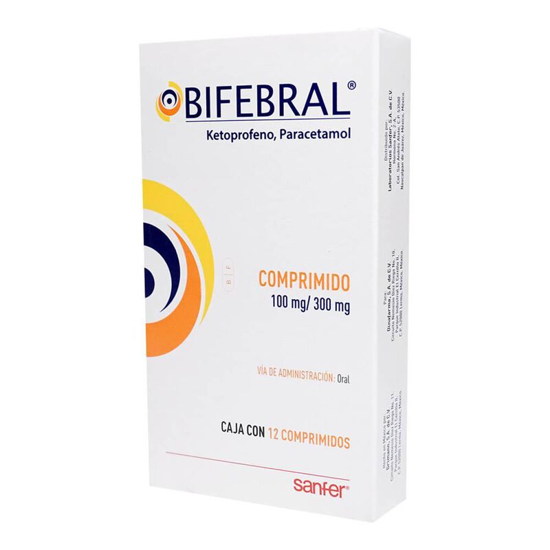 Bifebral 100mg/300mg 12 comprimidos 100mg/300mg... image number null