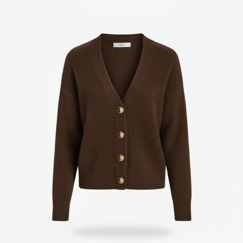 C&aacute;rdigan Botones Dorados image number null