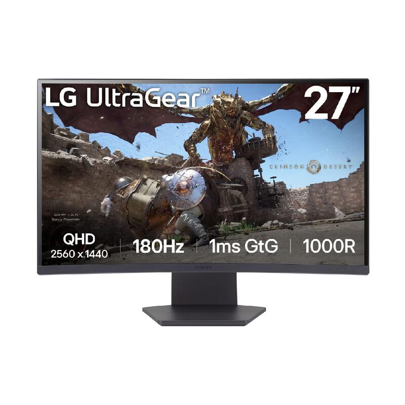 Monitor LG Curvo Gaming Ultragear 27 1000r Qhd ... image number null