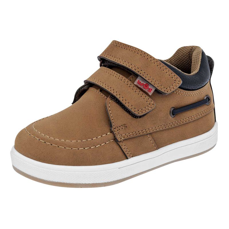 Wos Guany Zapato casual para ni&ntilde;o camel marino image number null