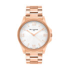 Reloj Nivada Corporate Cab Oro Rosa/Ac Carat Plata Romanos