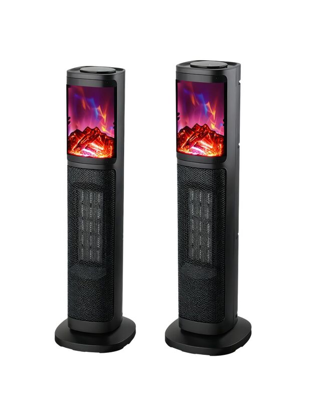 Combo De 2 Calefactores De Torre Ceramico Con F... image number null