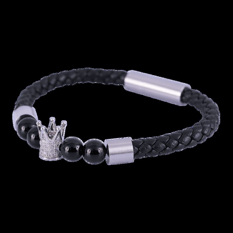 Pulsera Hombre, Brazalete Acero Inoxidable, Reg... image number null