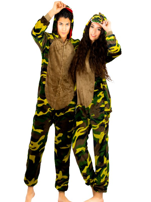 Pijama Mameluco Adultos Y Ni&ntilde;o Invierno Pijamas... image number null