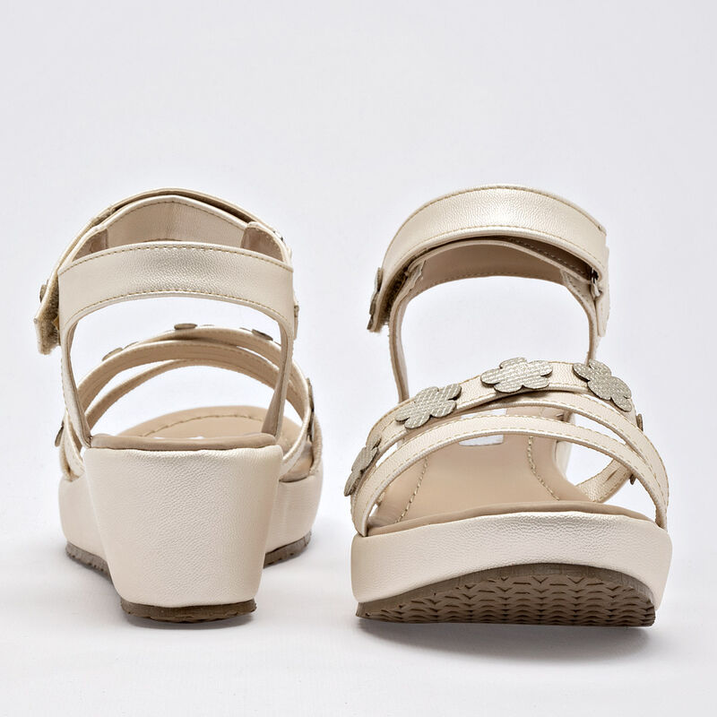 Moramora Zapato de graduaci&oacute;n para ni&ntilde;a beige image number null