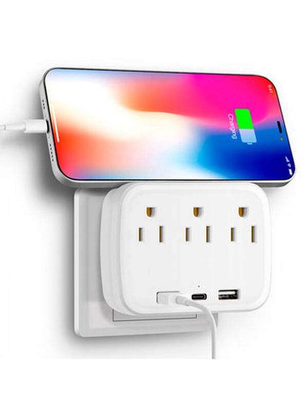 Multicontacto Fratech 2 Tomas CA, 2 Puertos USB... image number null