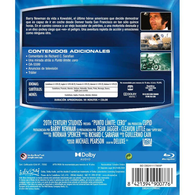 Punto L&iacute;mite: Cero [Blu-ray] (1971) &mdash; Punto de ... image number null