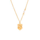 Medalla San Benito con Marco Circonias Dorada