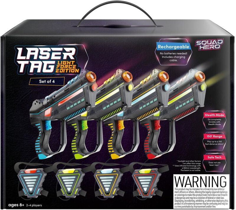Set De Etiquetas L&aacute;ser Squad Hero Lightforce Re... image number null