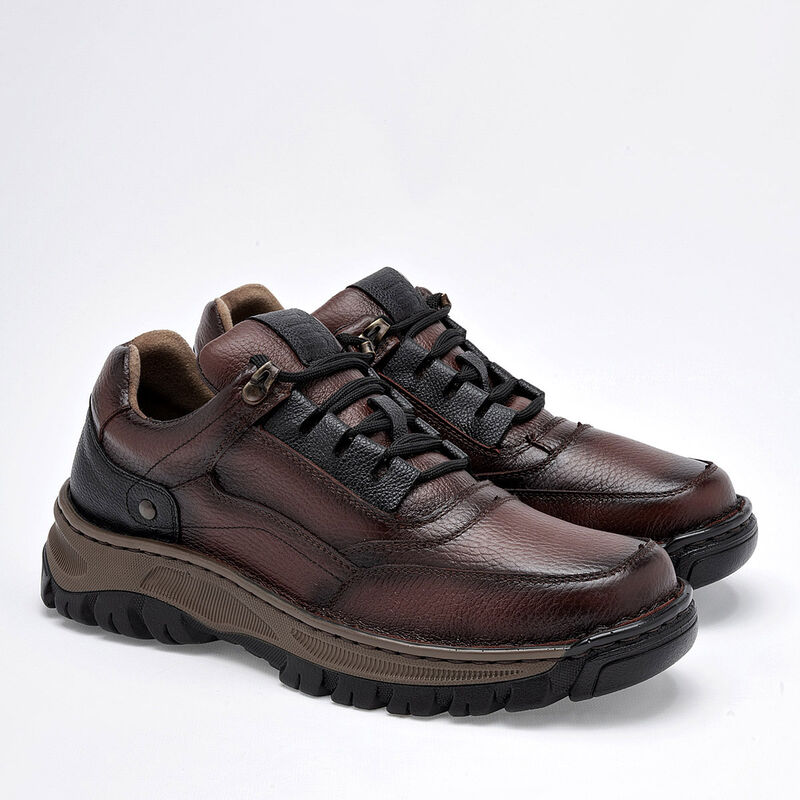 Lobo Solo Zapato casual para hombre caf&eacute; image number null
