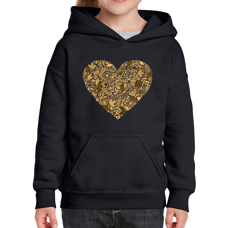 Sudadera Con Capucha Word Art Para Ni&ntilde;a - Vibra... image number null
