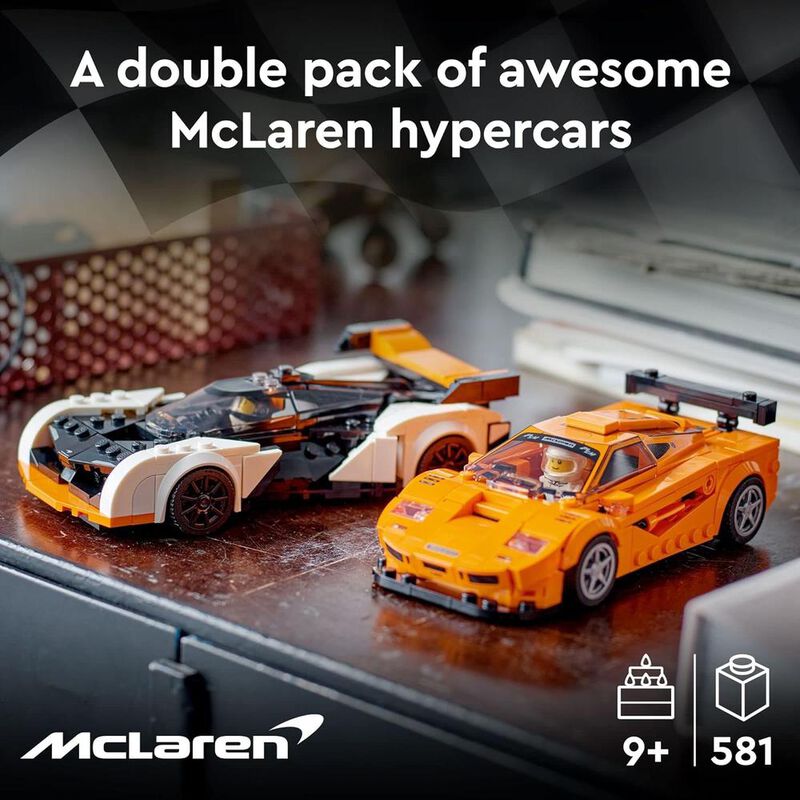 Lego Speed Champions Mclaren Solus Gt & Mclaren... image number null