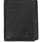 Billetera Trifold De Cuero Para Hombre Timberland Con Ventana Para Id Negra