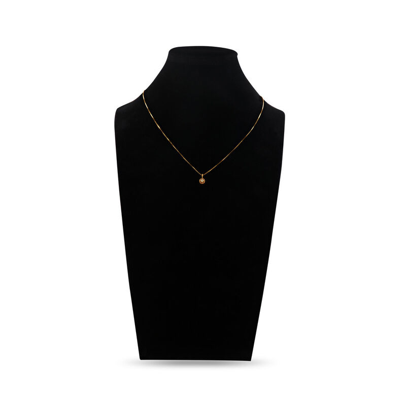 Dije De Oro Amarillo Con Cadena 14k Con 4pts De... image number null