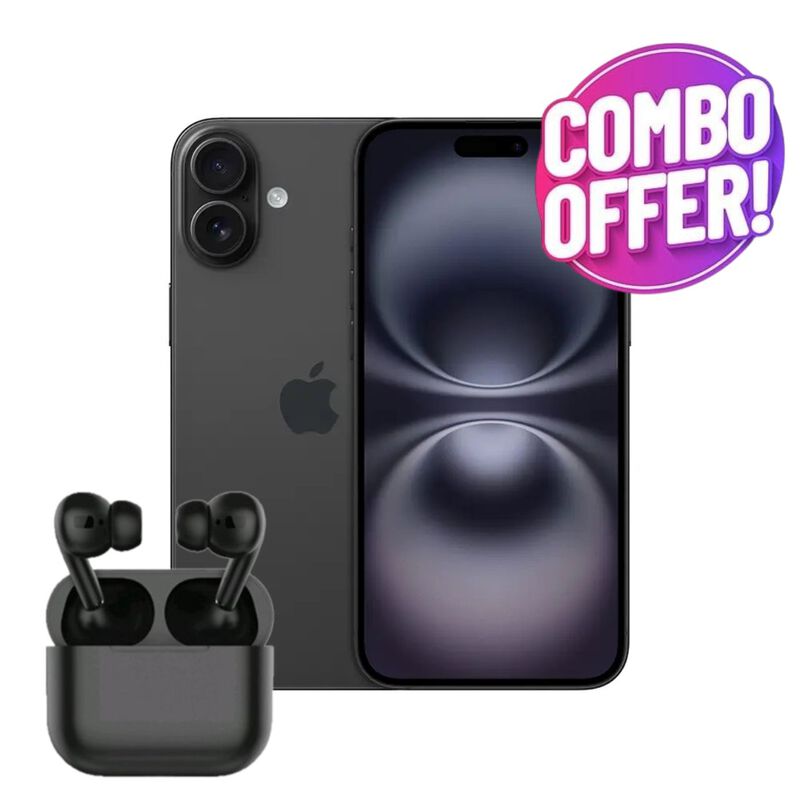 iPhone 16 Plus 128GB Negro + Aud&iacute;fonos image number null