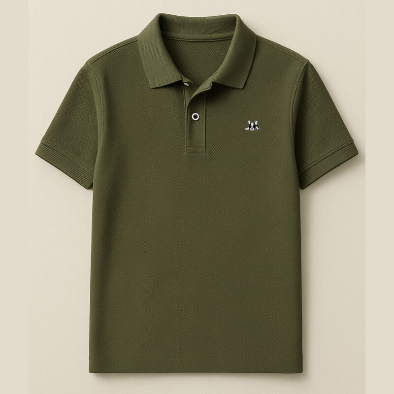 Playera Polo de Algod&oacute;n Manga Corta Casual para... image number null