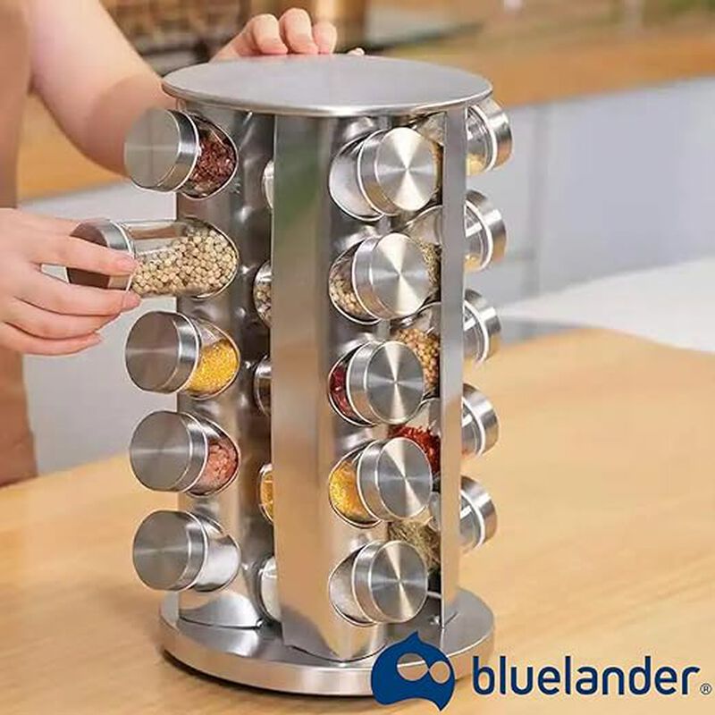 Especiero  Giratorio 360&ordm; con 20 Frascos de Vid... image number null